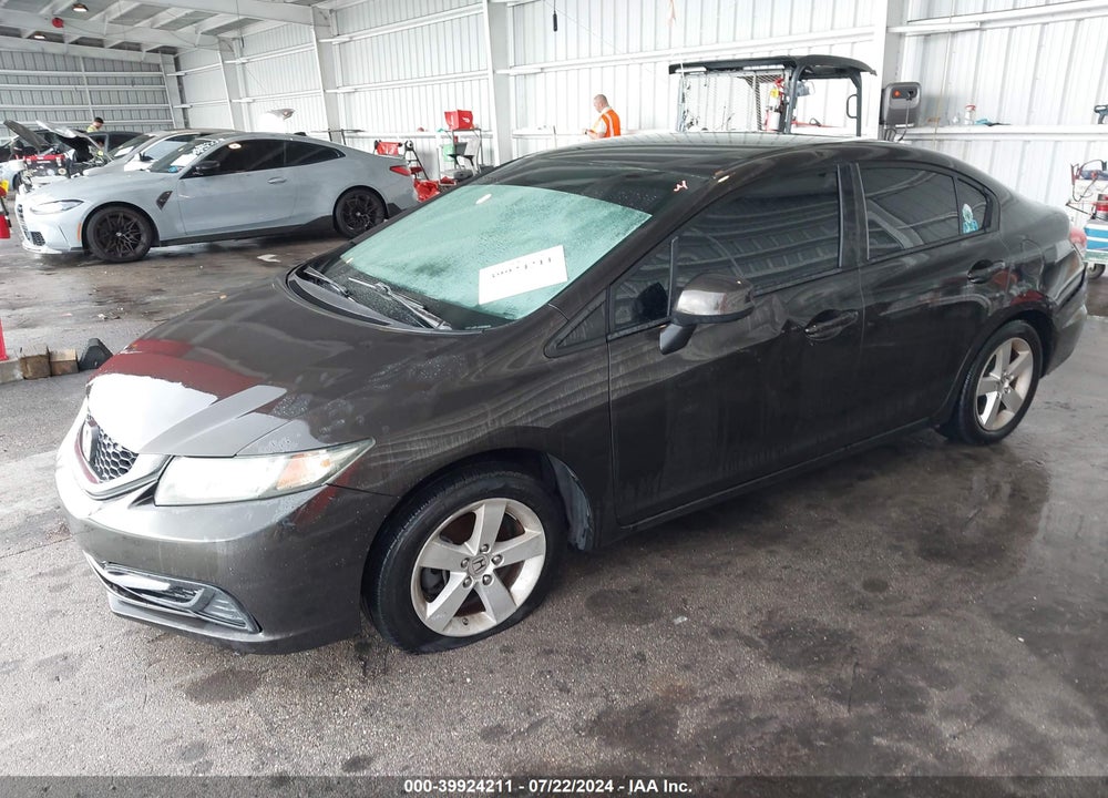 2013 HONDA CIVIC LX VIN: 19XFB2F57DE048157
