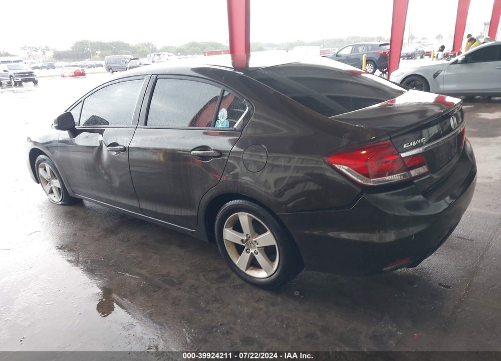 2013 HONDA CIVIC LX VIN: 19XFB2F57DE048157