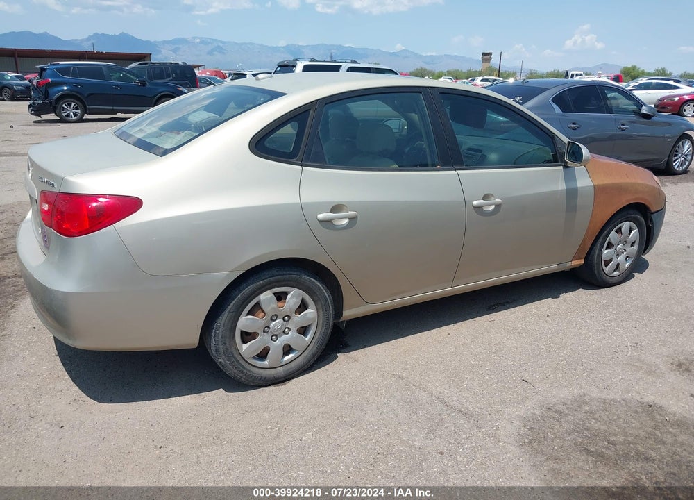 2008 HYUNDAI ELANTRA GLS/SE VIN: KMHDU46D78U444287