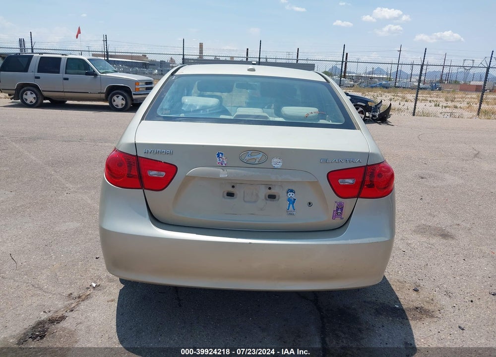 2008 HYUNDAI ELANTRA GLS/SE VIN: KMHDU46D78U444287