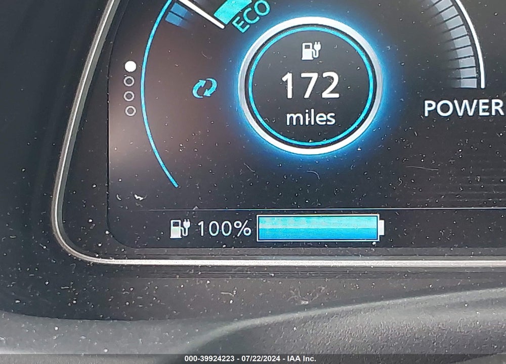 2020 NISSAN LEAF S 40 KWH VIN: 1N4AZ1BP6LC308812