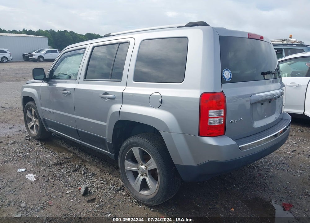 2017 JEEP PATRIOT HIGH ALTITUDE 4X4 VIN: 1C4NJRFB9HD159667