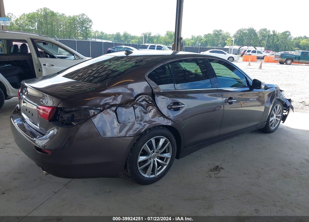2015 INFINITI Q50 PREMIUM VIN: JN1BV7AP9FM351122