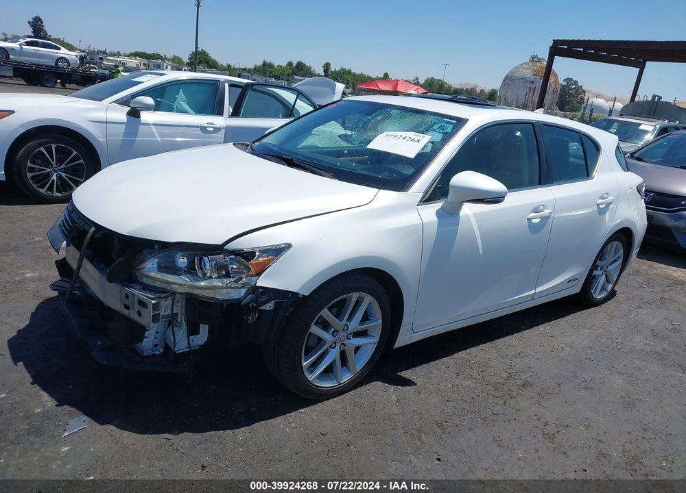 2016 LEXUS CT 200H VIN: JTHKD5BH2G2274200