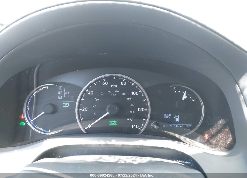 2016 LEXUS CT 200H VIN: JTHKD5BH2G2274200