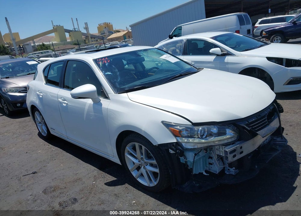 2016 LEXUS CT 200H VIN: JTHKD5BH2G2274200