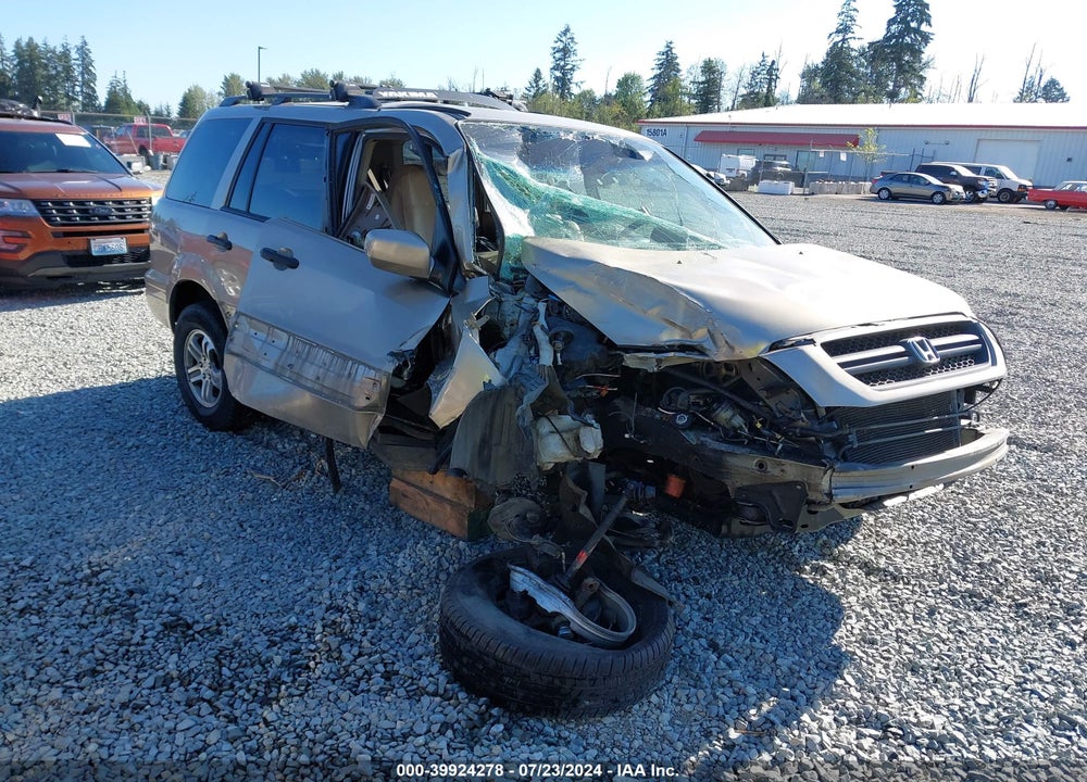 2005 HONDA PILOT EX-L VIN: 2HKYF18555H567855