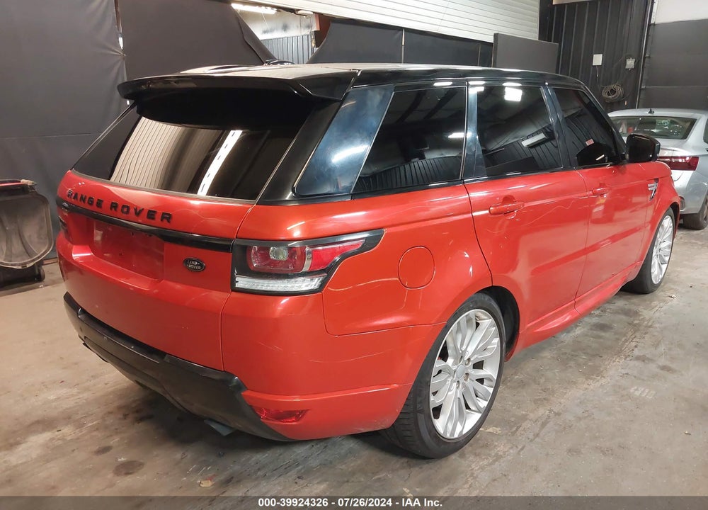 2015 LAND ROVER RANGE ROVER SPORT VIN: SALWR2VF5FA521249