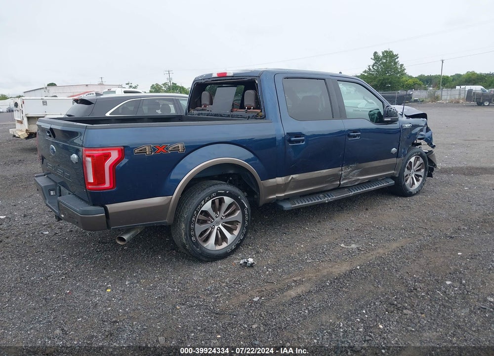 2018 FORD F-150 KING RANCH VIN: 1FTEW1E52JFE02180