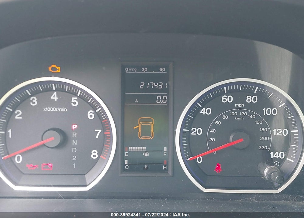 2007 HONDA CR-V LX VIN: 5J6RE38367L000595