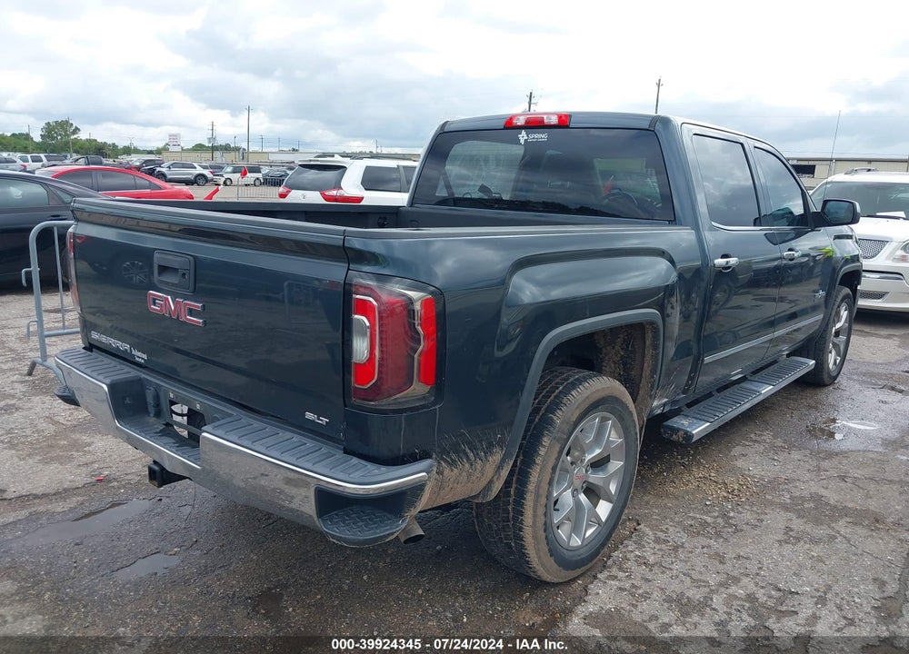 2018 GMC SIERRA 1500 SLT VIN: 3GTP1NEC9JG355242