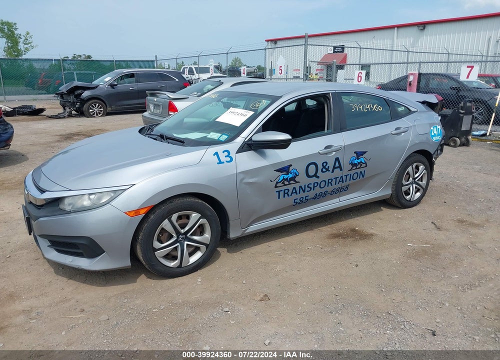 2016 HONDA CIVIC LX VIN: 19XFC2F5XGE216570