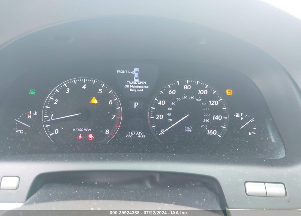 2012 LEXUS LS 460 VIN: JTHBL5EF3C5110928