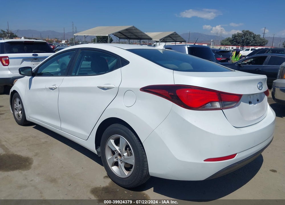 2015 HYUNDAI ELANTRA SE VIN: 5NPDH4AE3FH552566