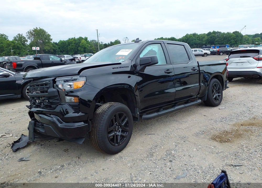 2023 CHEVROLET SILVERADO 1500 4WD SHORT BED CUSTOM VIN: 1GCPDBEK9PZ333781