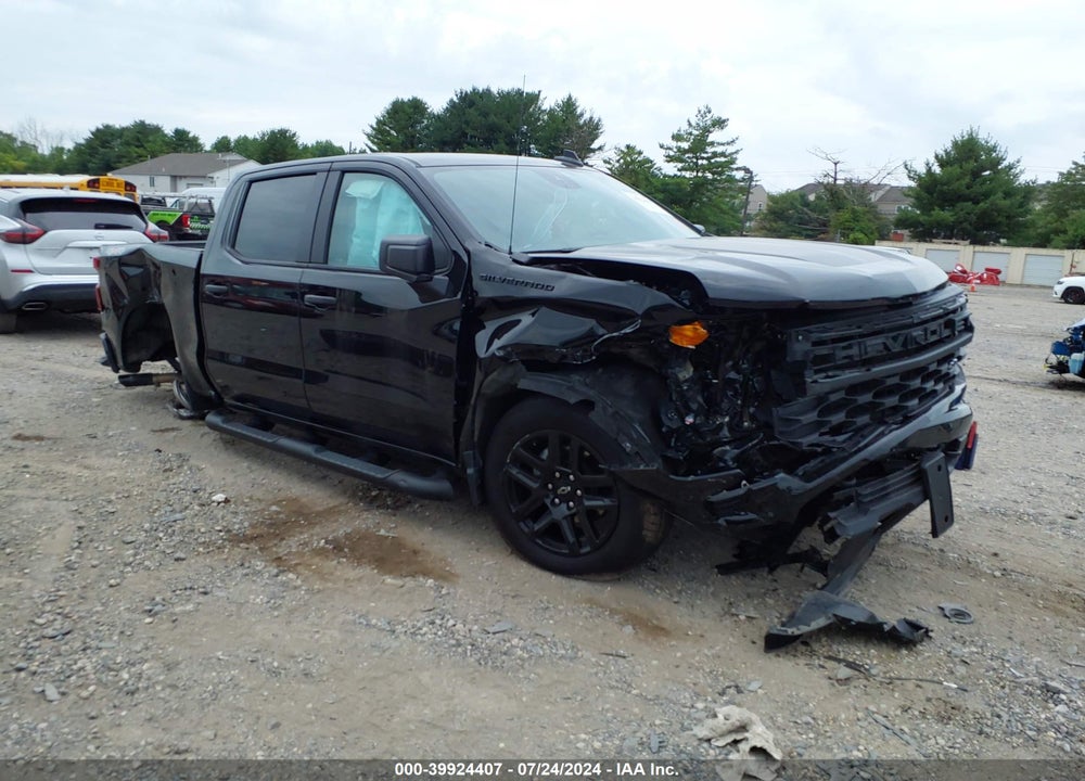 2023 CHEVROLET SILVERADO 1500 4WD SHORT BED CUSTOM VIN: 1GCPDBEK9PZ333781