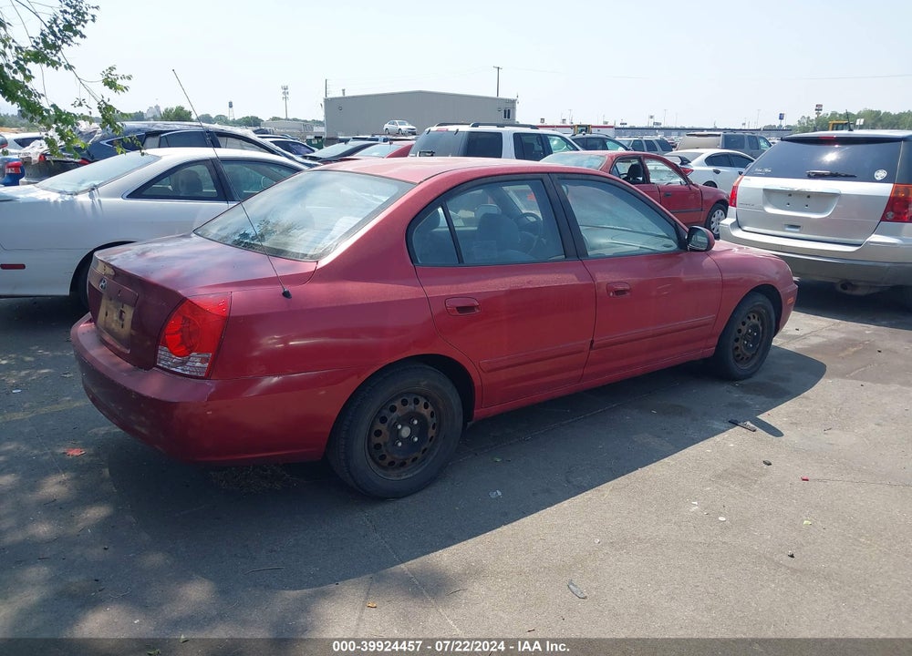 2004 HYUNDAI ELANTRA GLS/GT VIN: KMHDN46D74U903857