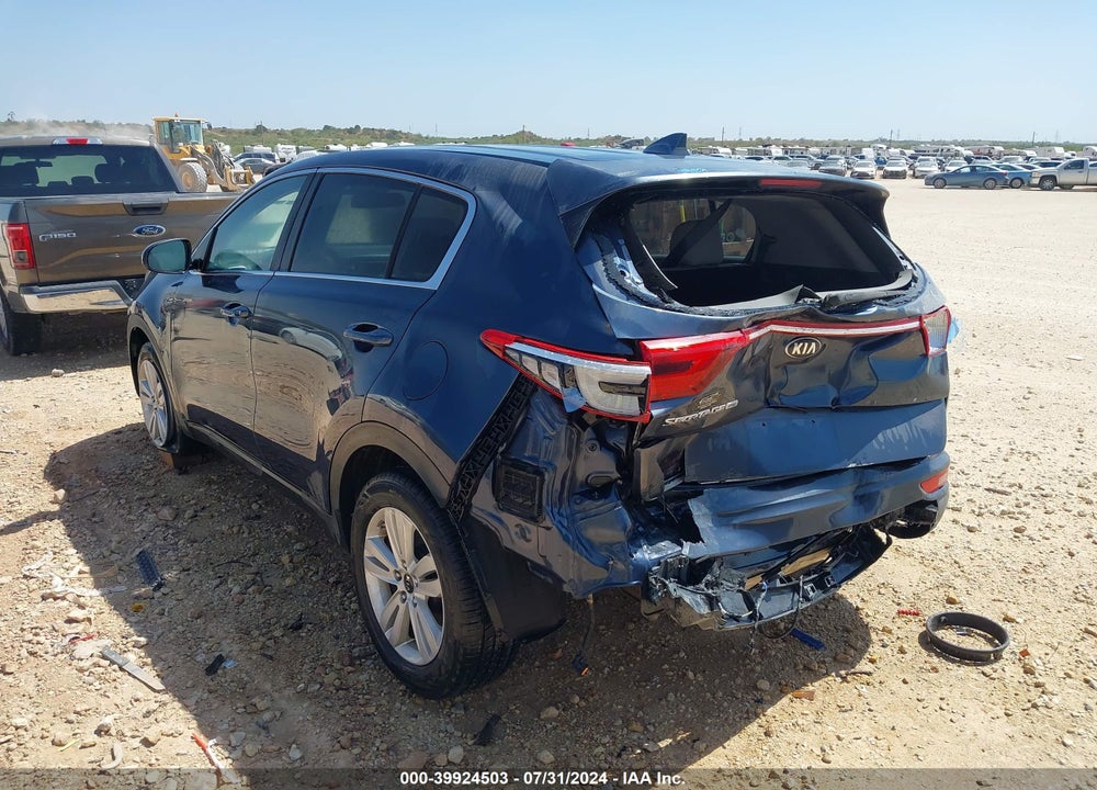 2017 KIA SPORTAGE LX VIN: KNDPM3AC3H7227571