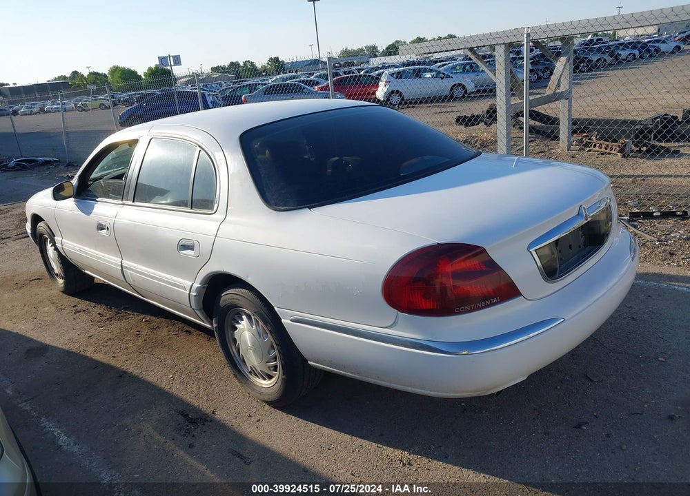 1998 LINCOLN CONTINENTAL VIN: 1LNFM97V1WY681022