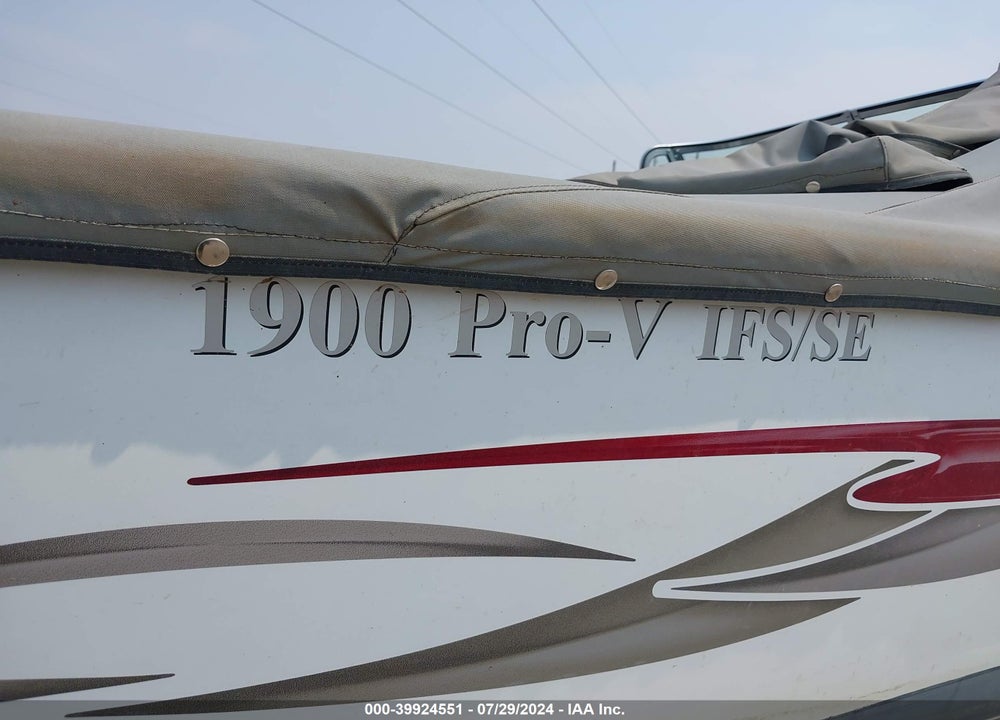 2007 LUND PRO ANGLER BOA VIN: LBBBX128A707