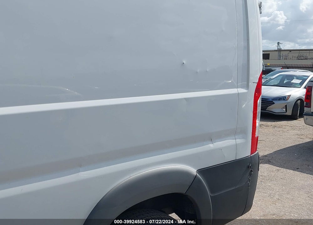 2018 RAM PROMASTER 2500 HIGH ROOF 159 WB VIN: 3C6TRVDG6JE108727