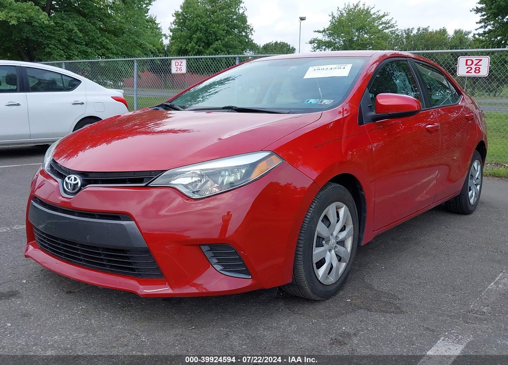 2016 TOYOTA COROLLA LE VIN: 2T1BURHE5GC535360