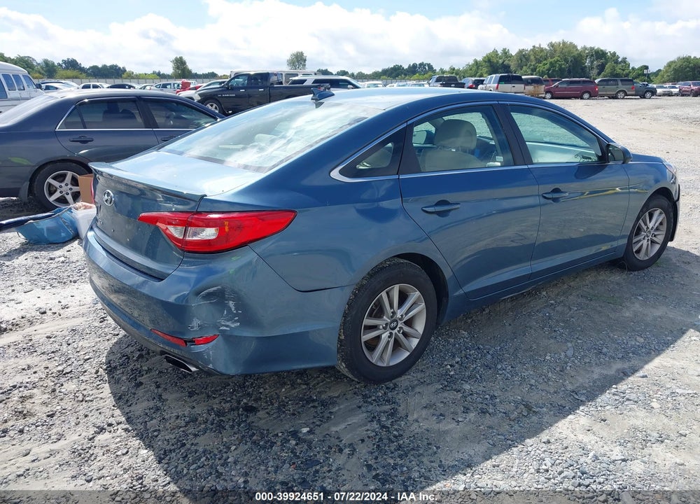 2016 HYUNDAI SONATA SE VIN: 5NPE24AF2GH336336