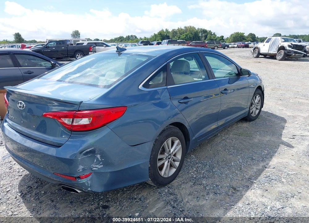 2016 HYUNDAI SONATA SE VIN: 5NPE24AF2GH336336