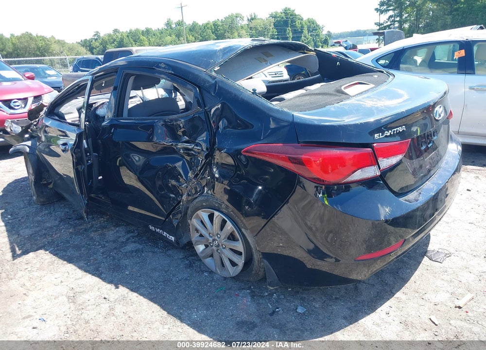 2016 HYUNDAI ELANTRA SE VIN: KMHDH4AEXGU575832