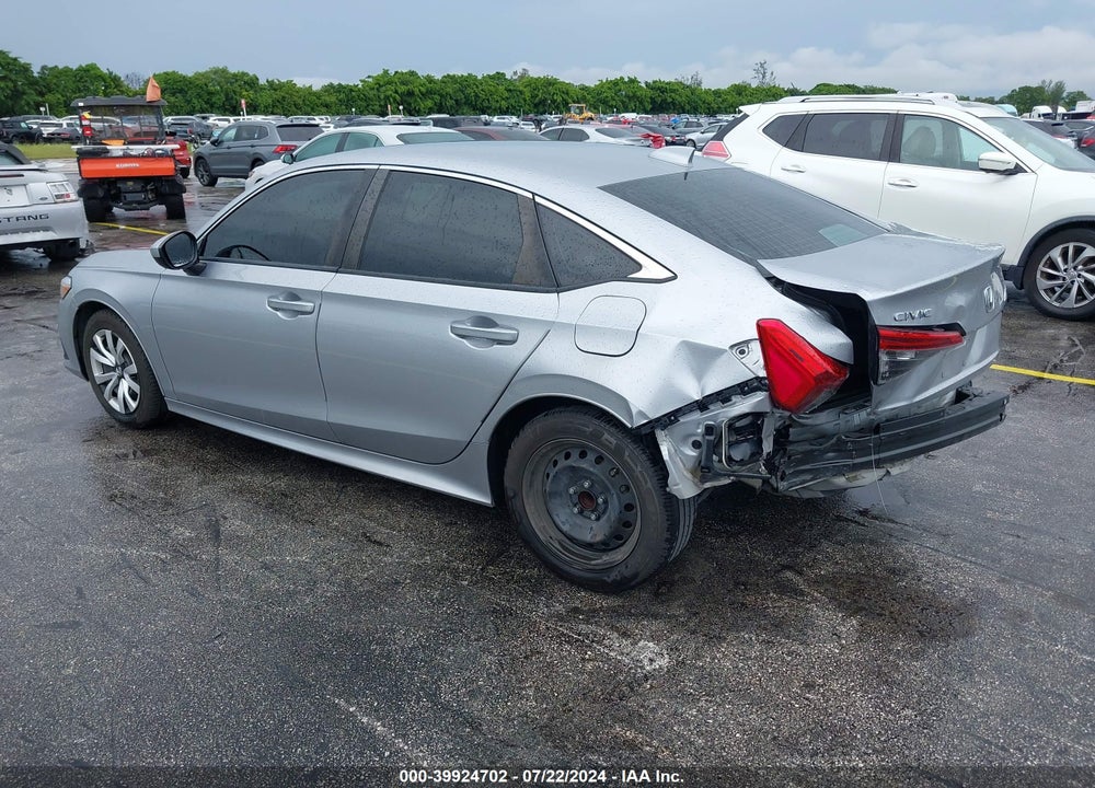 2022 HONDA CIVIC VIN: 2HGFE2F20NH527203