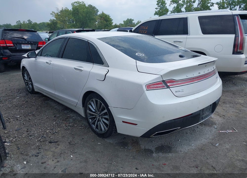 2018 LINCOLN MKZ VIN: 3LN6L5A95JR613594