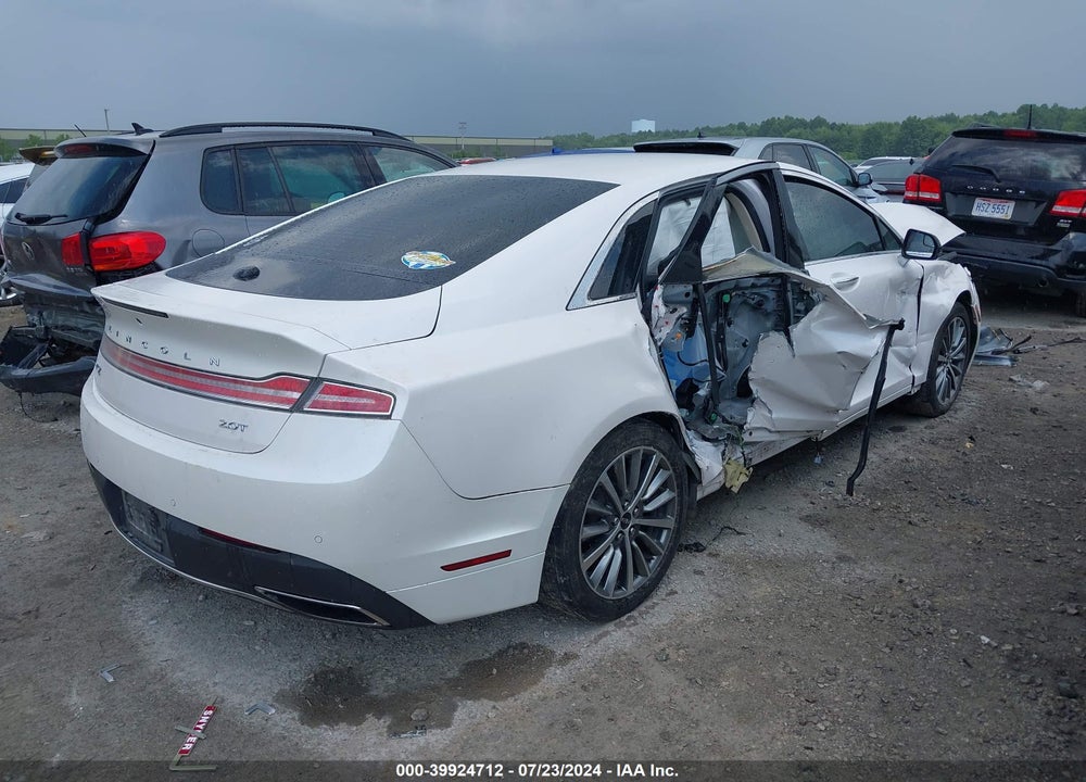 2018 LINCOLN MKZ VIN: 3LN6L5A95JR613594
