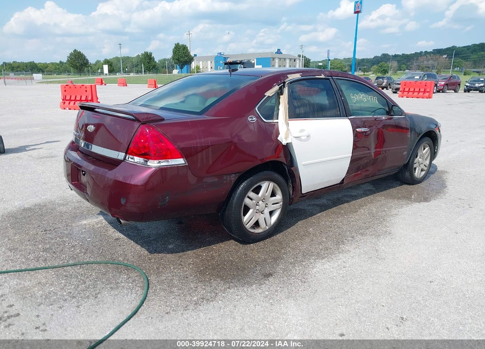 2007 CHEVROLET IMPALA LTZ VIN: 2G1WU58RX79168395