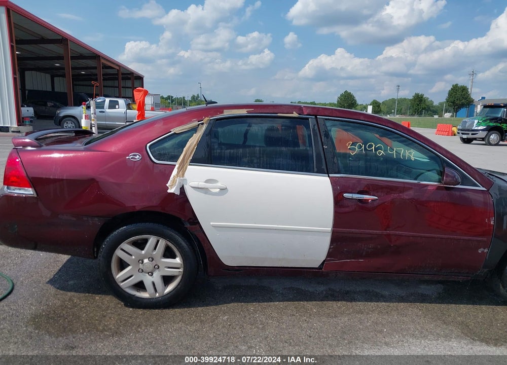 2007 CHEVROLET IMPALA LTZ VIN: 2G1WU58RX79168395
