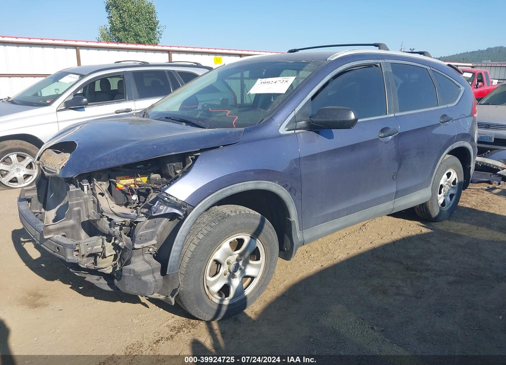 2012 HONDA CR-V LX VIN: 5J6RM4H30CL064747