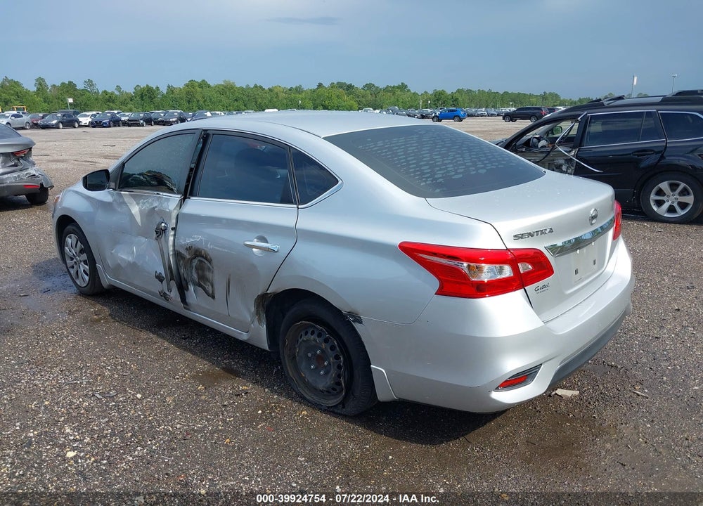 2018 NISSAN SENTRA S VIN: 3N1AB7AP9JY319569