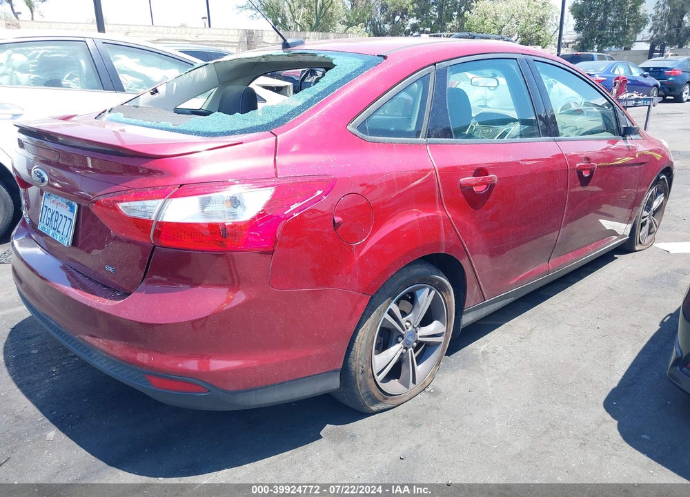 2014 FORD FOCUS SE VIN: 1FADP3F23EL219456
