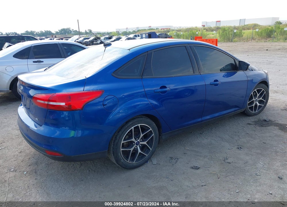 2018 FORD FOCUS SEL VIN: 1FADP3H20JL258884