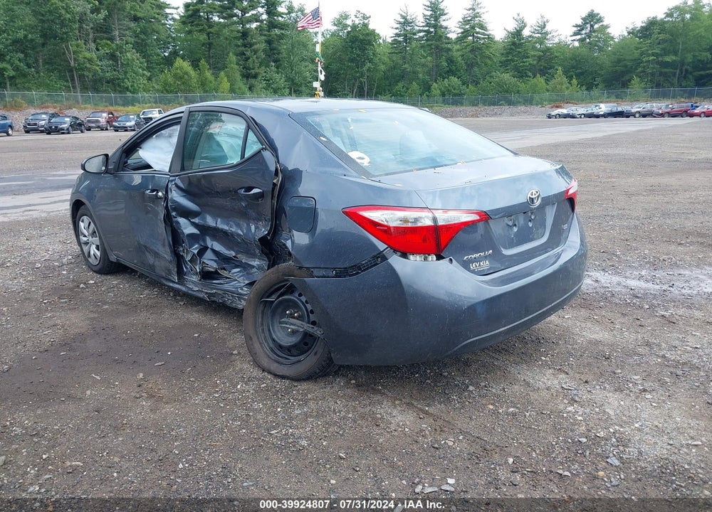 2014 TOYOTA COROLLA LE VIN: 2T1BURHE8EC210831