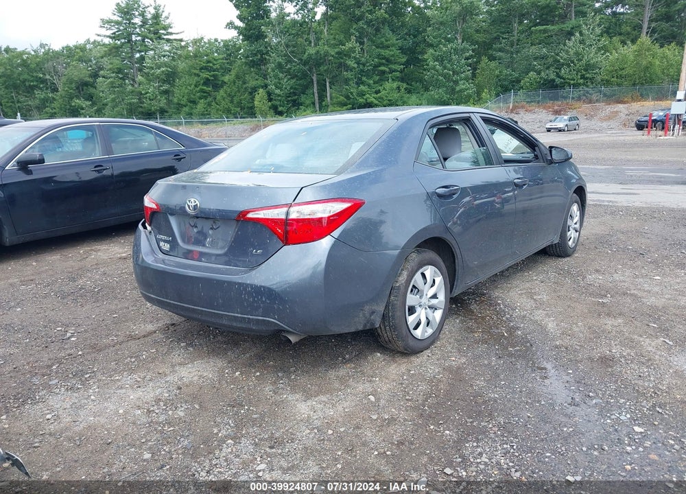 2014 TOYOTA COROLLA LE VIN: 2T1BURHE8EC210831