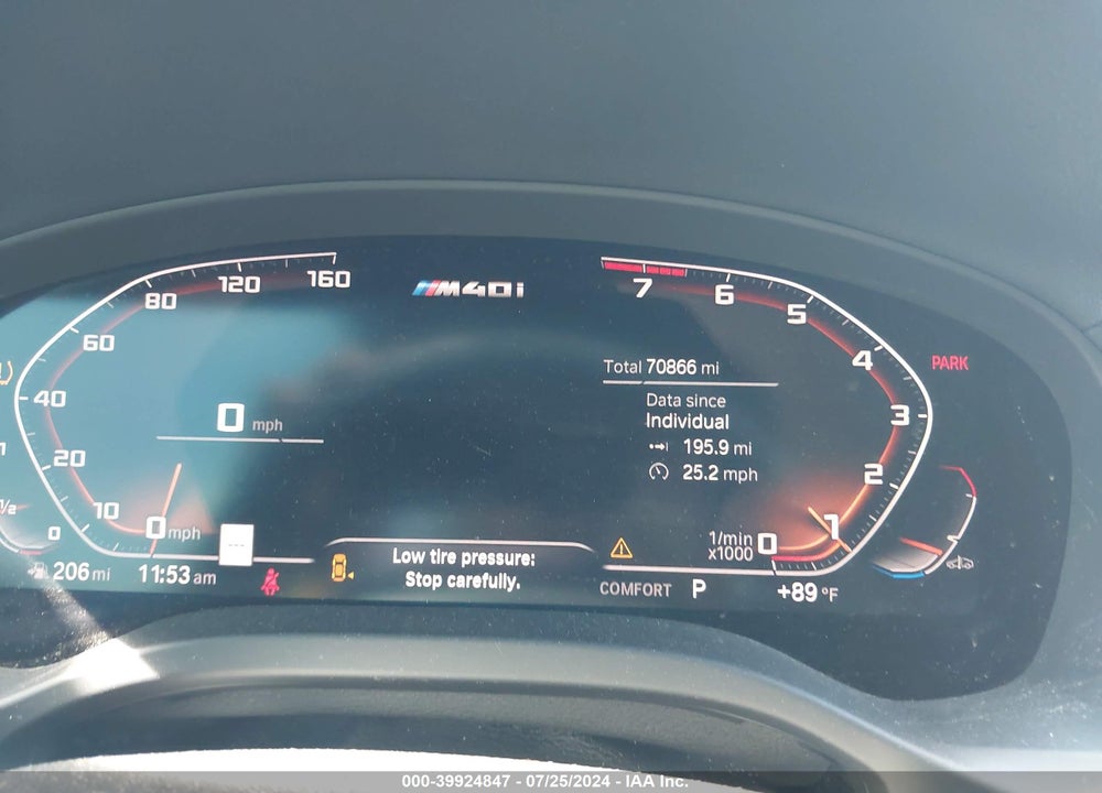 2020 BMW X3 M40I VIN: 5UXTY9C04L9D56460