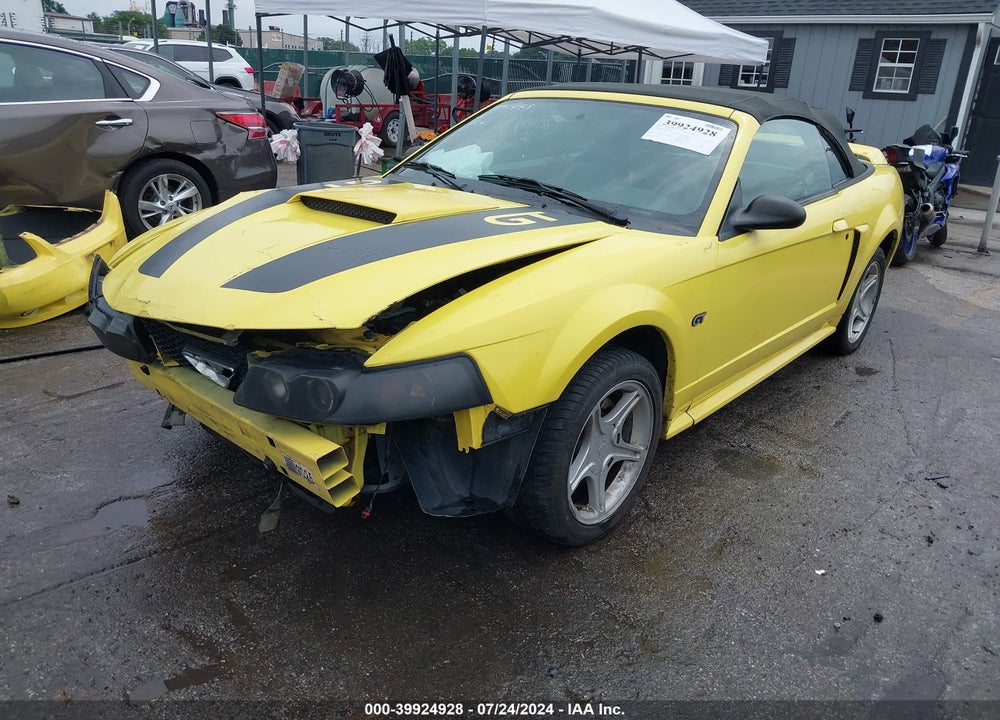 2000 FORD MUSTANG GT VIN: 1FAFP45X8YF247249