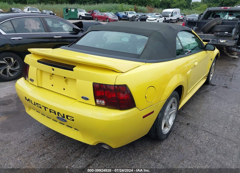 2000 FORD MUSTANG GT VIN: 1FAFP45X8YF247249