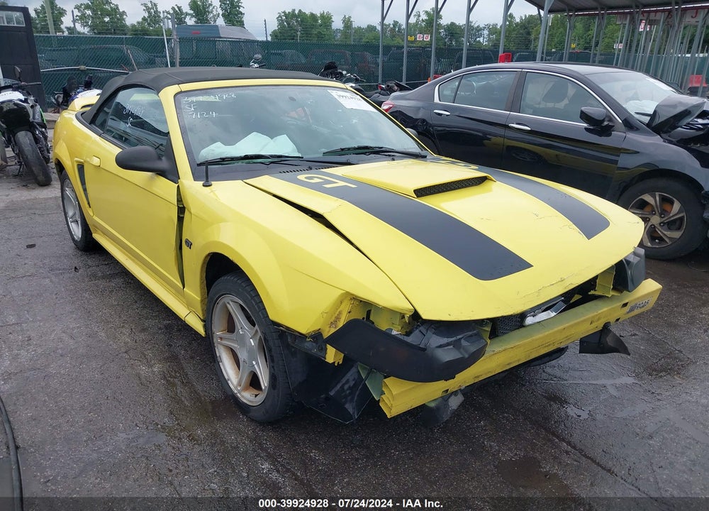 2000 FORD MUSTANG GT VIN: 1FAFP45X8YF247249