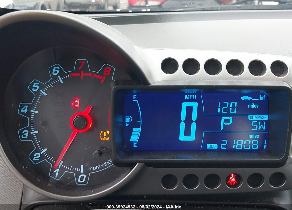 2012 CHEVROLET SONIC 2LS VIN: 1G1JA5SH6C4230553