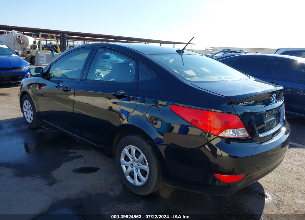 2012 HYUNDAI ACCENT GLS VIN: KMHCT4AE8CU143423