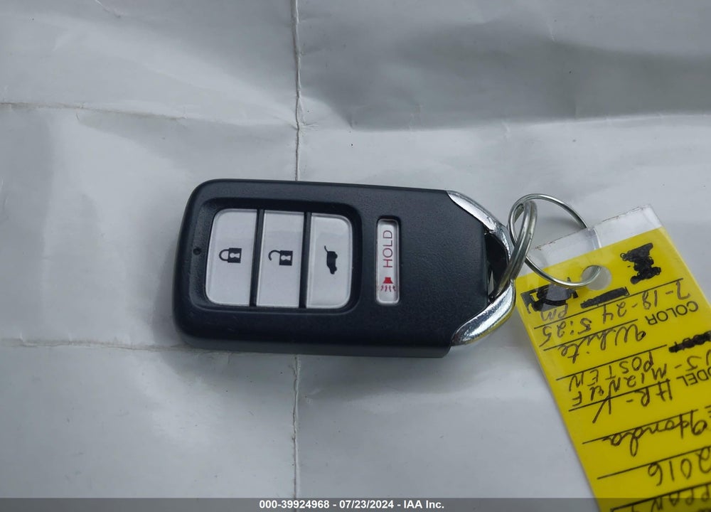 2016 HONDA HR-V VIN: 3CZRU6H54GM710633