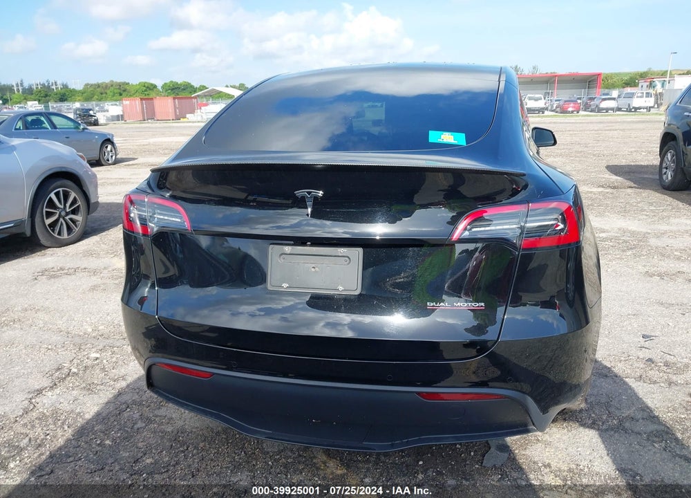 2022 TESLA MODEL Y PERFORMANCE DUAL MOTOR ALL-WHEEL DRIVE VIN: 7SAYGDEF3NF375900