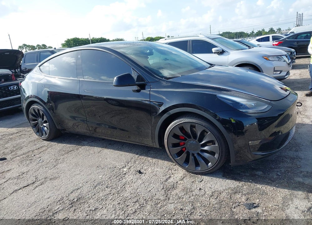 2022 TESLA MODEL Y PERFORMANCE DUAL MOTOR ALL-WHEEL DRIVE VIN: 7SAYGDEF3NF375900