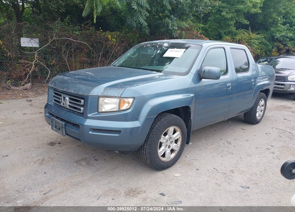 2006 HONDA RIDGELINE RTL VIN: 2HJYK16546H513032